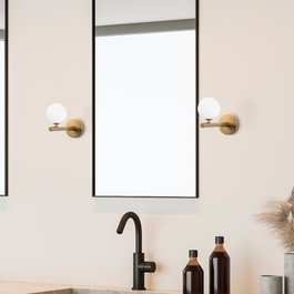 Opviq Domino - 11034 Lámpara de pared color dorado
